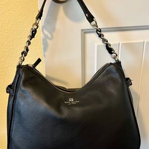 kate spade Pine Street Finley - Immaculate Black Pebbled Leather